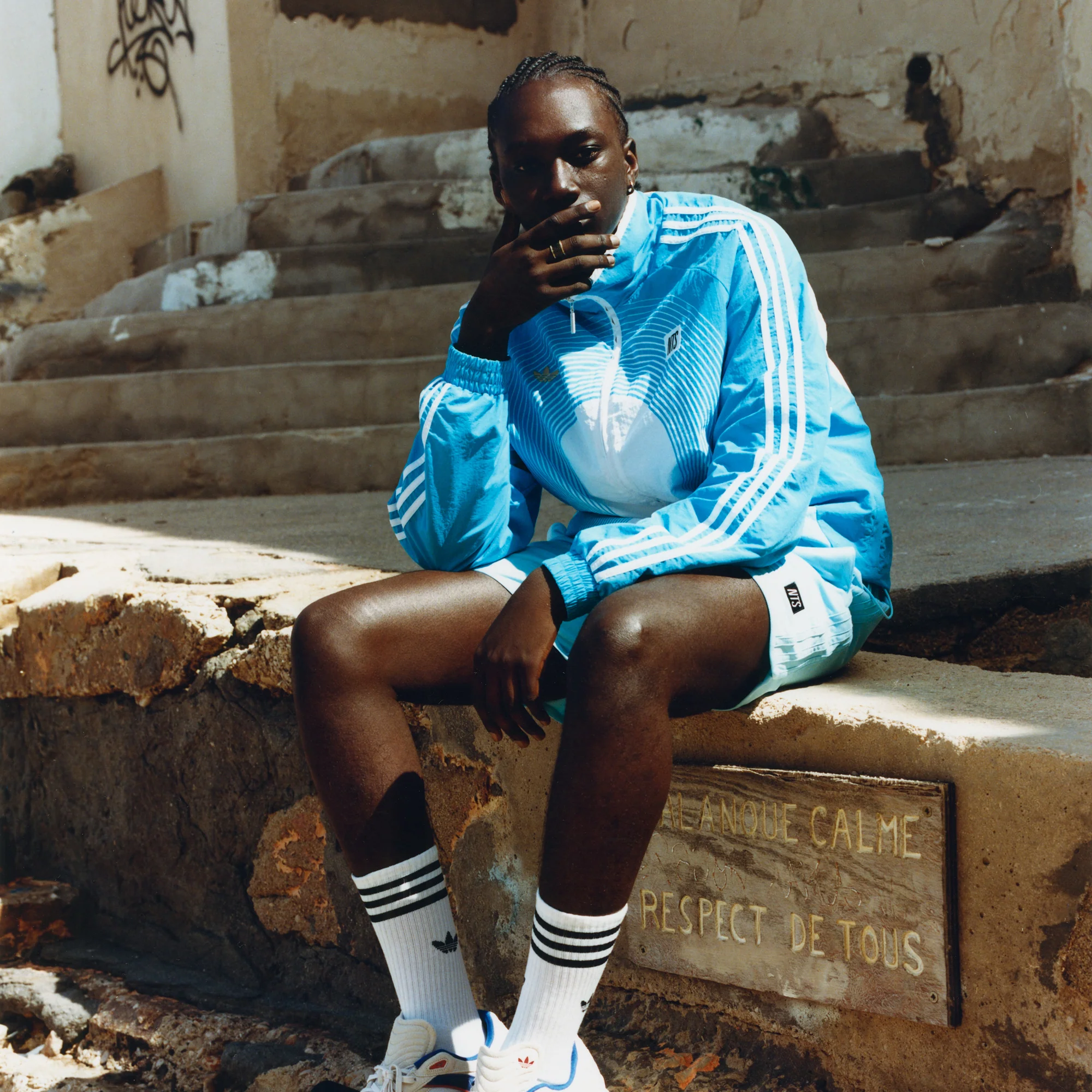 Adidas x NTS Tracktop - Blue - Image 4