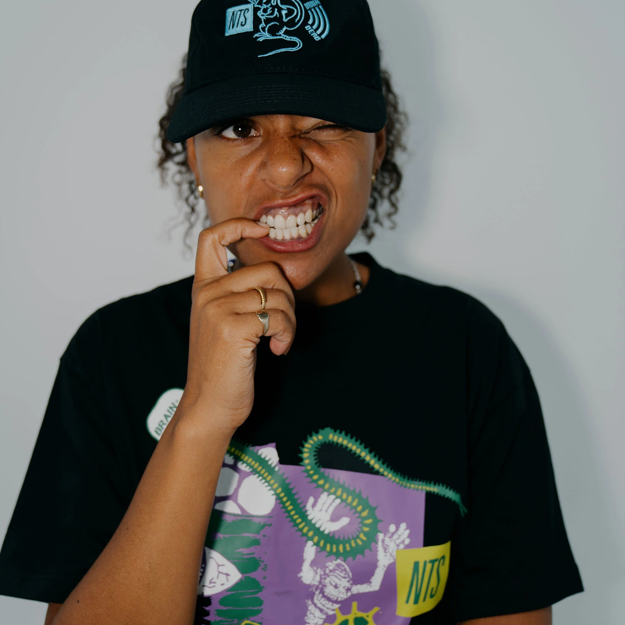 Brain Dead x NTS Mutant Music Tee - Black - Image 5