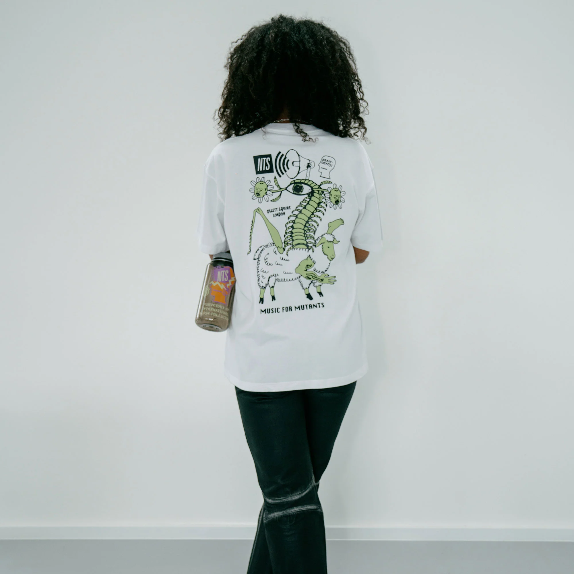 Brain Dead X NTS Mutant Rat Tee - White - Image 5