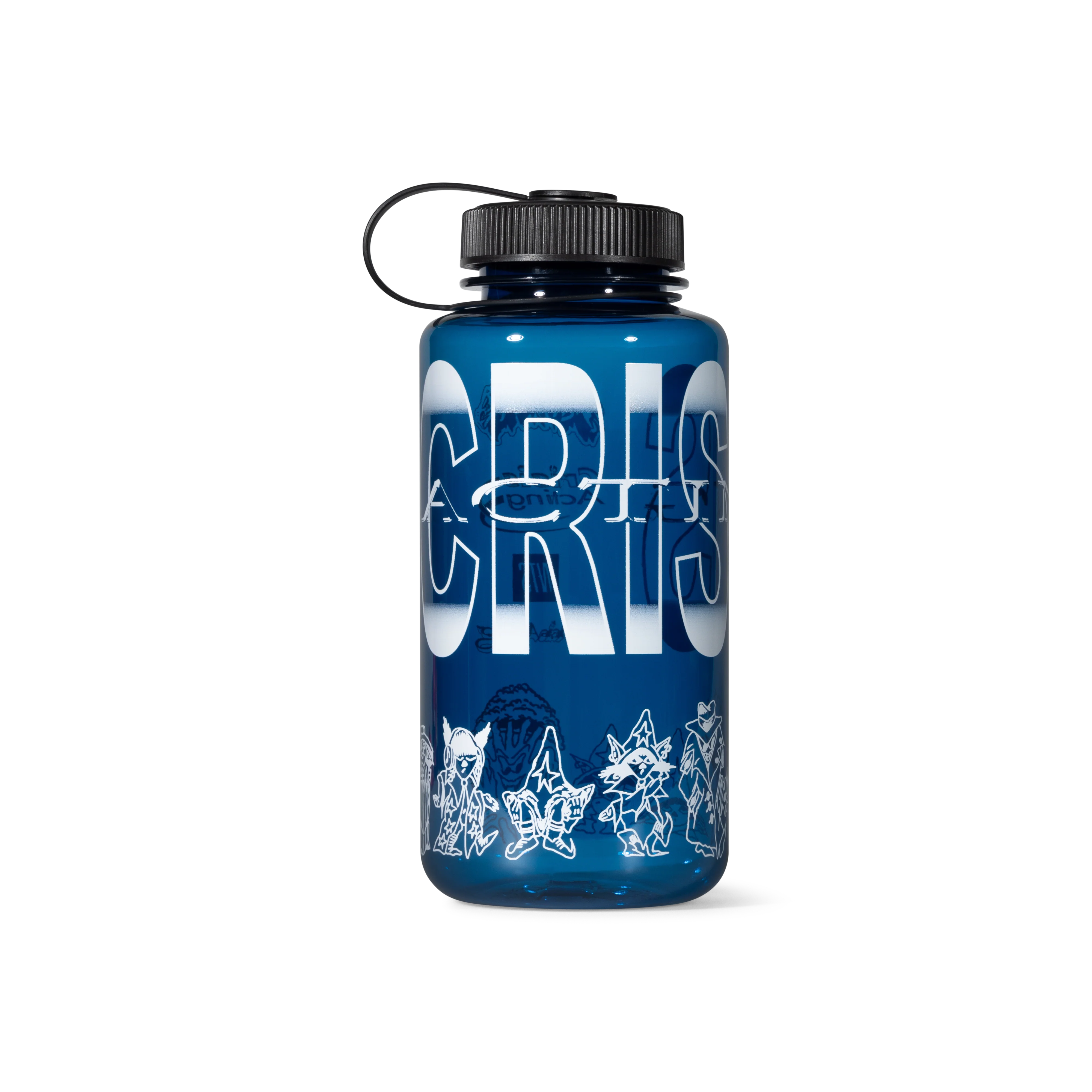 Crisis Acting x NTS Crisis Creatures Water Bottle - Blue