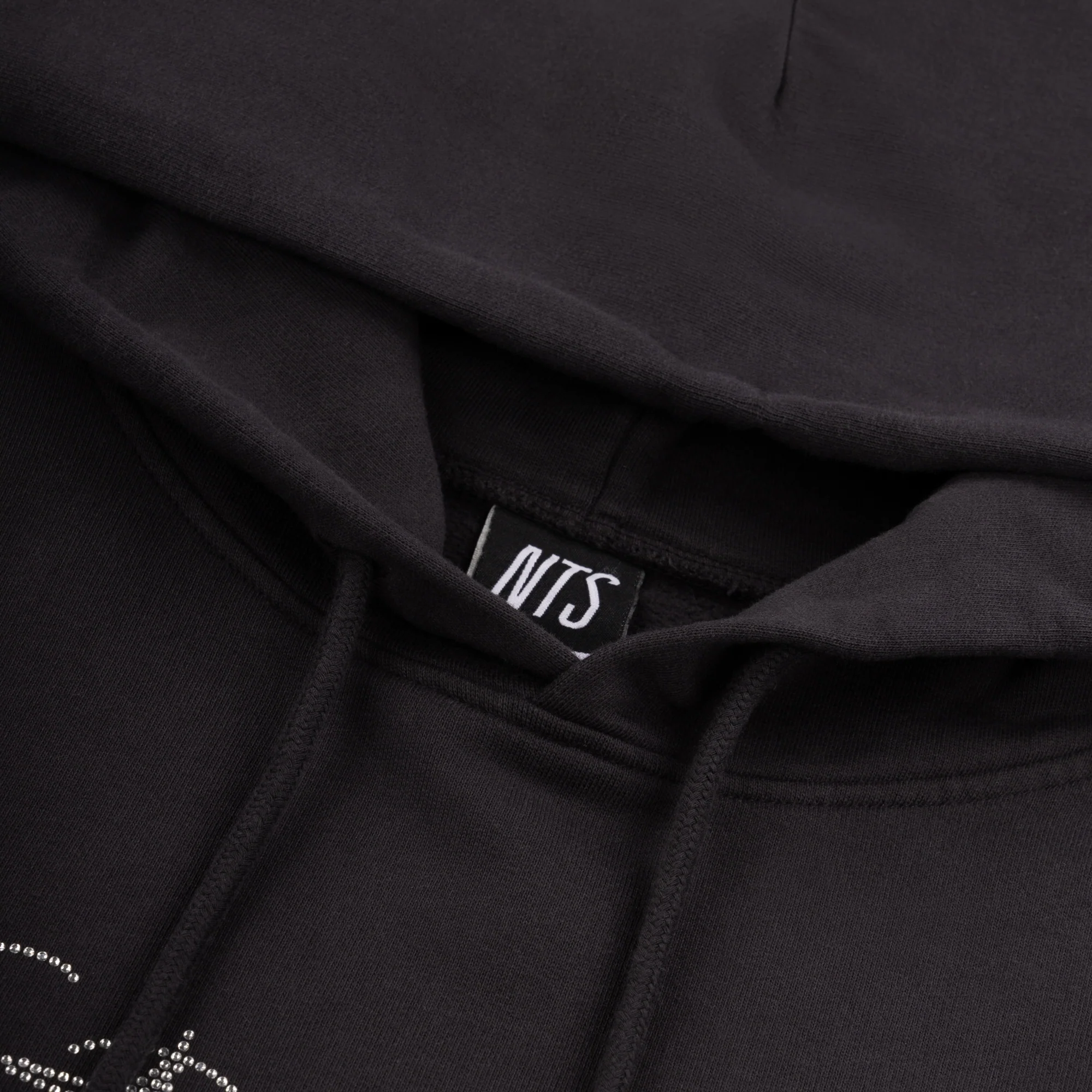 Don't Assume Diamante Hoodie - Black - Image 4