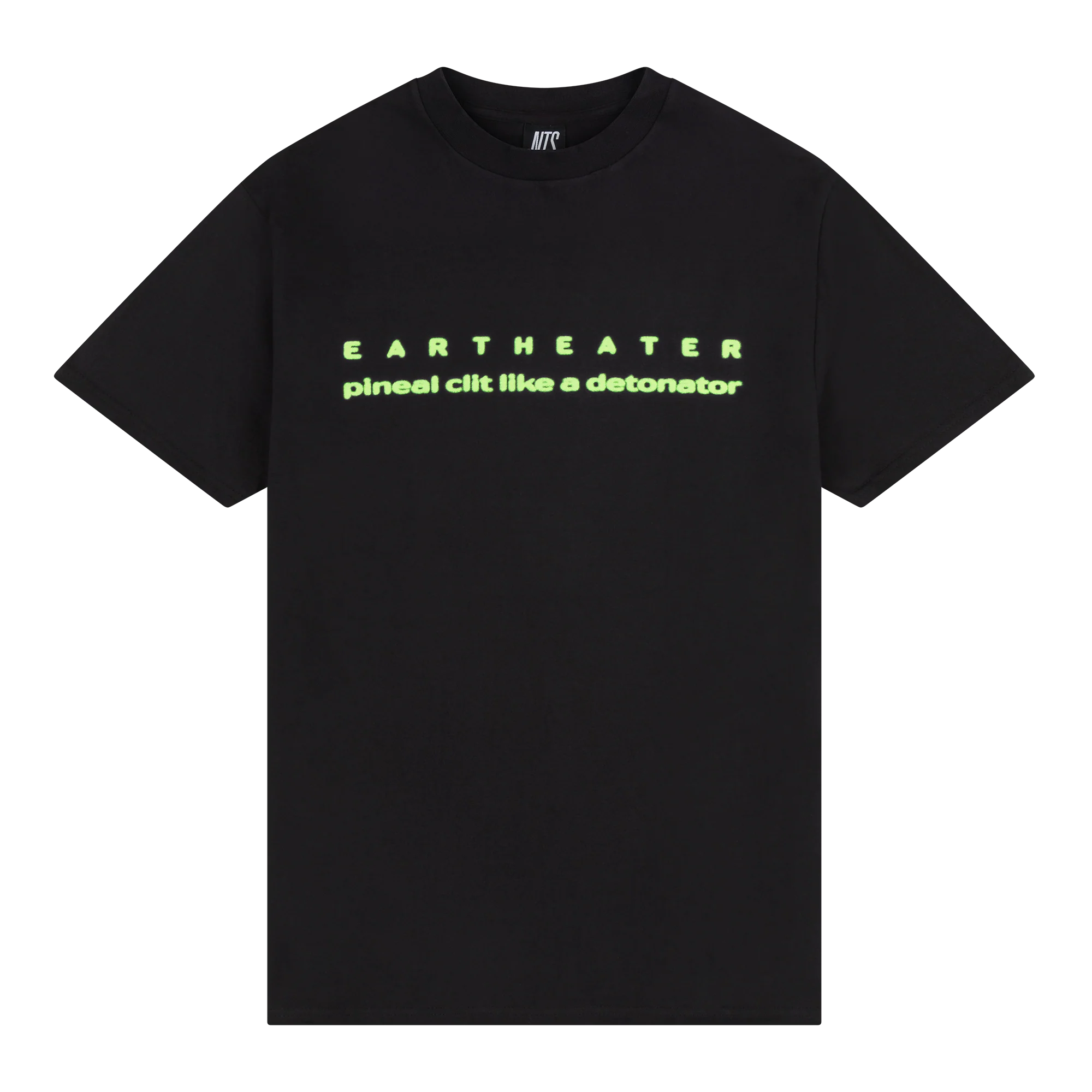 Eartheater x NTS Pineal Glow In The Dark Tee - Black - Image 4