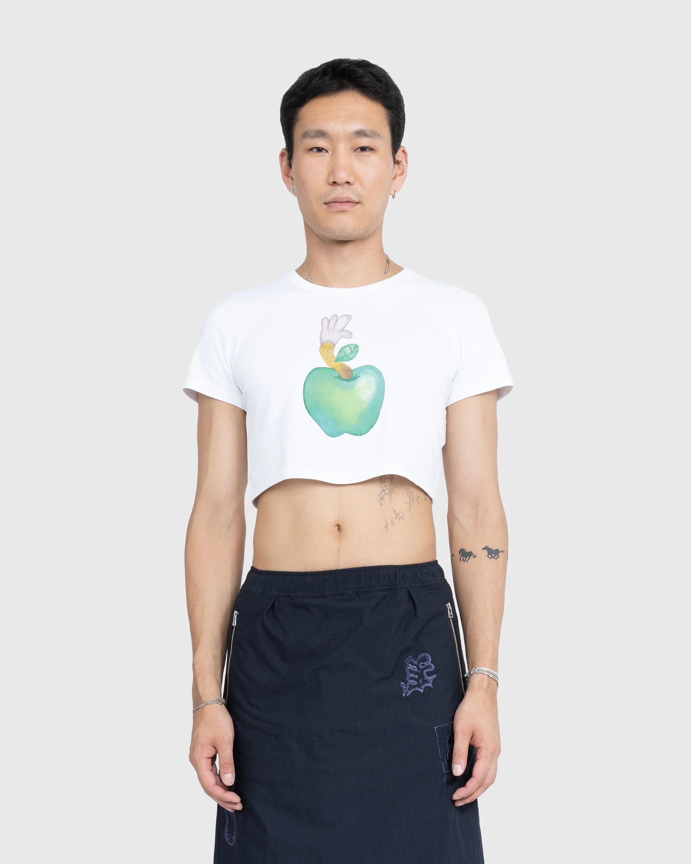 Highsnobiety x NTS Baby Tee - White - Image 7
