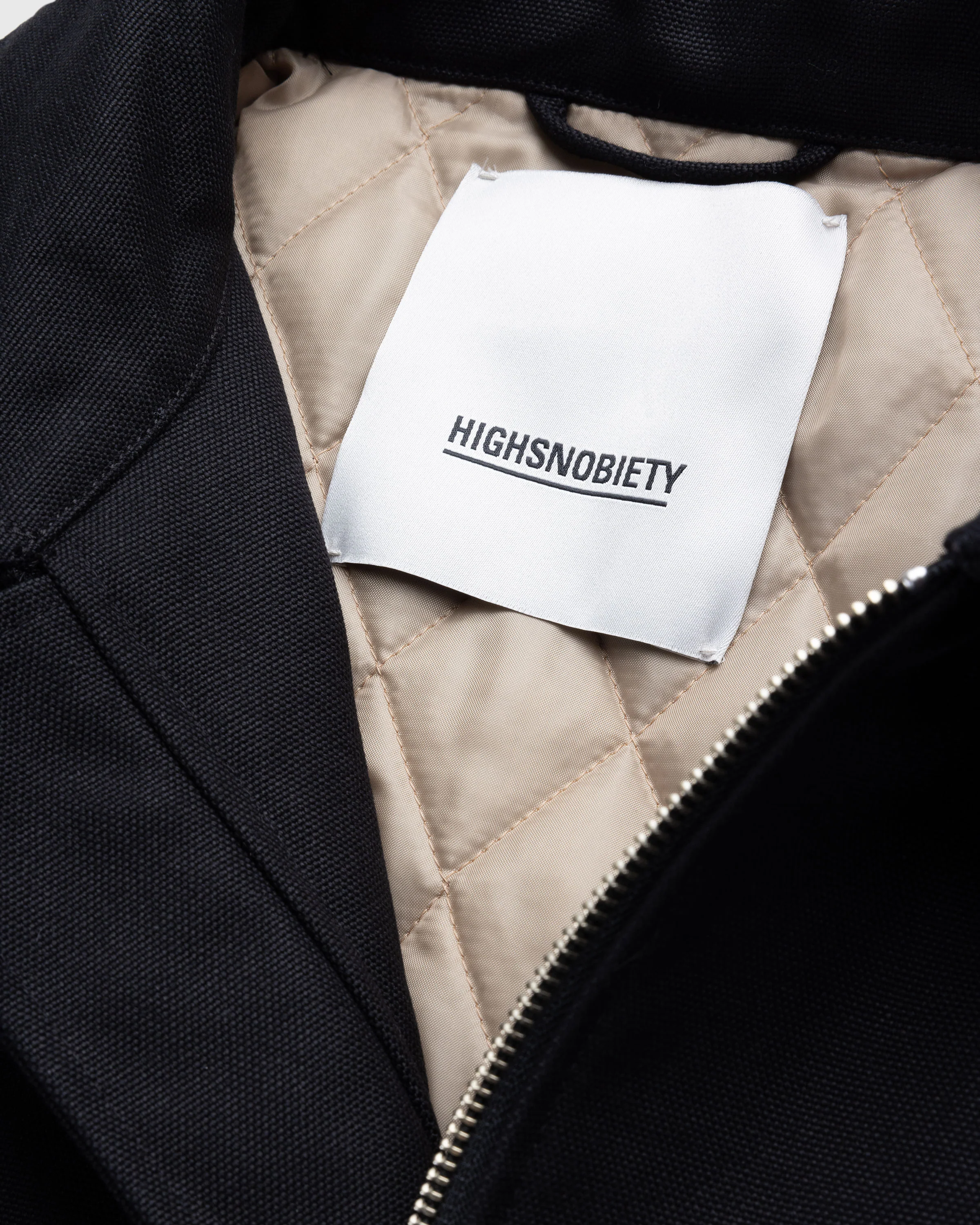 Highsnobiety X NTS Canvas Bomber Jacket - Black - Image 6