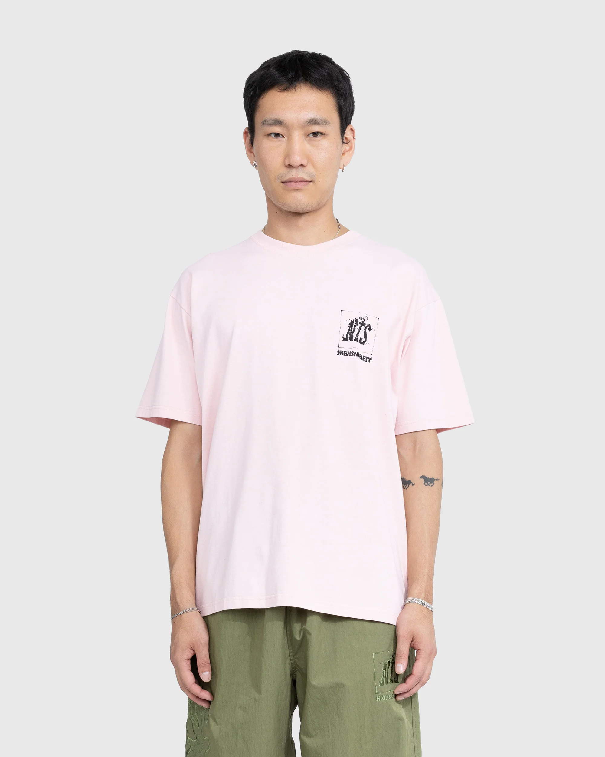 Highsnobiety x NTS Tee - Pink - Image 8
