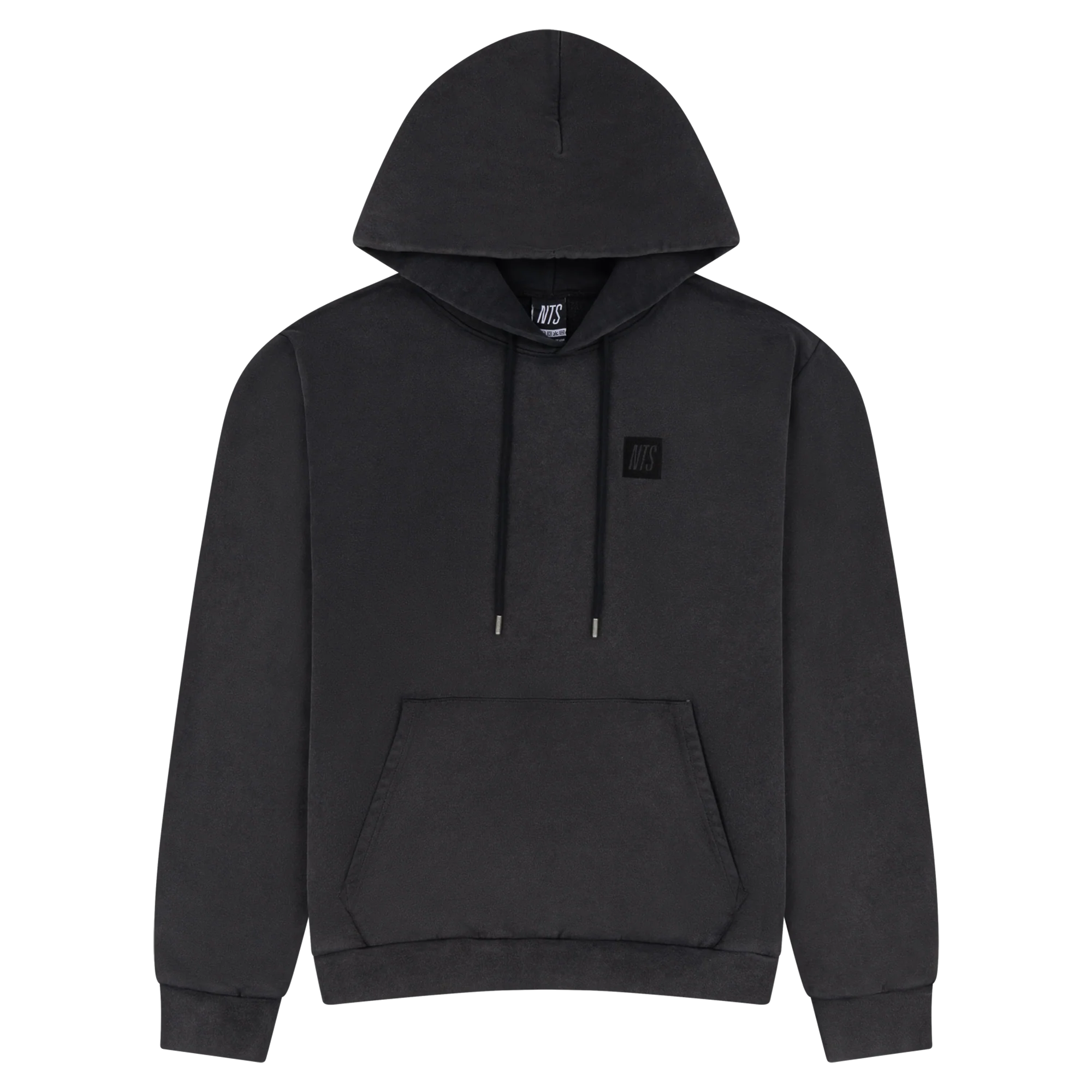Icon Hoodie - Black On Vintage Black