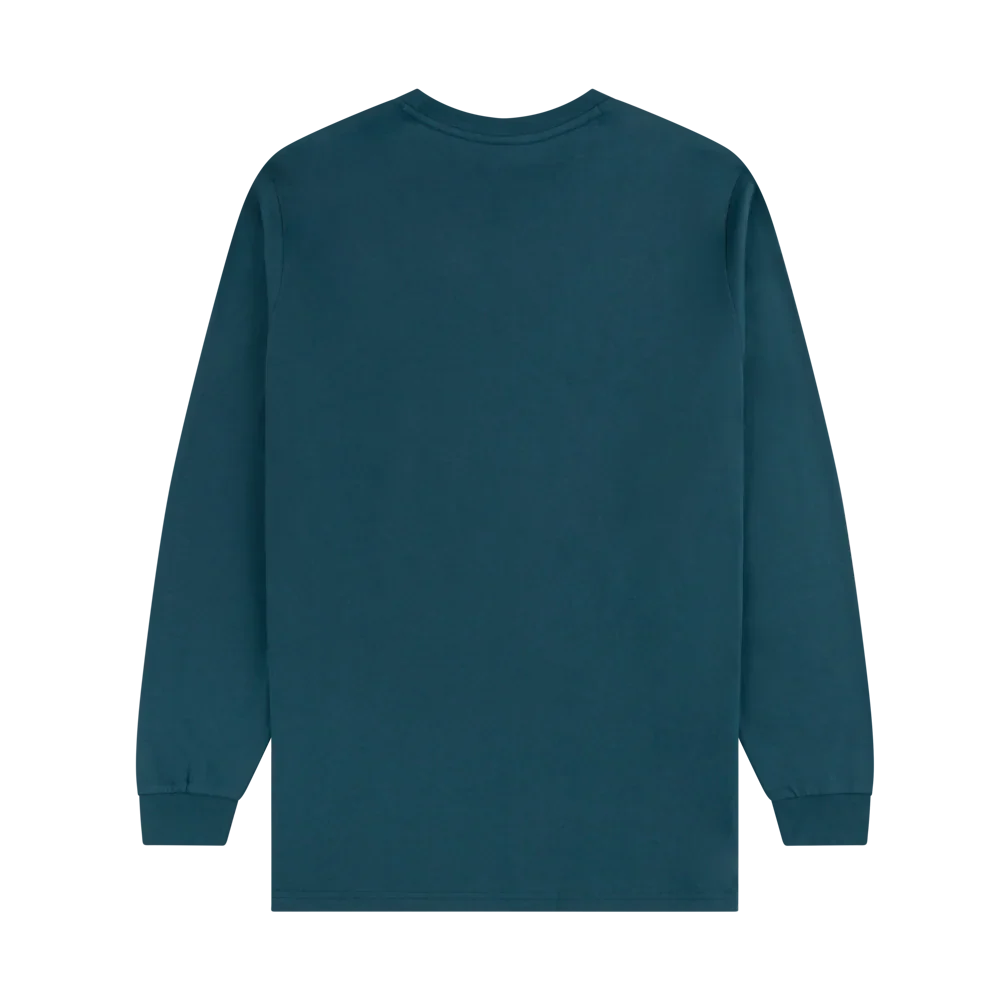 Icon Longsleeve - Orange on Blue - Image 2
