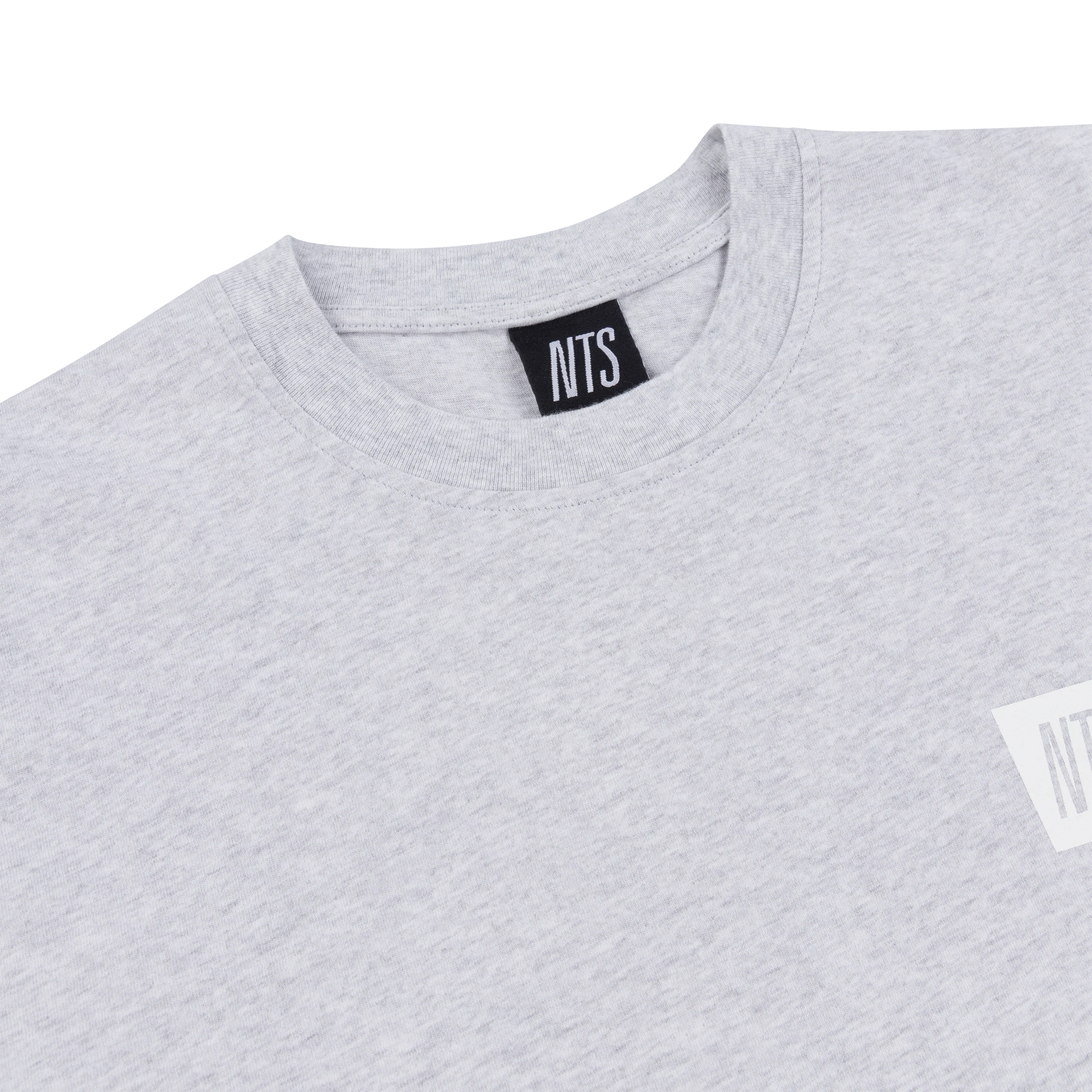 Icon Longsleeve - White on Grey Marl - Image 3