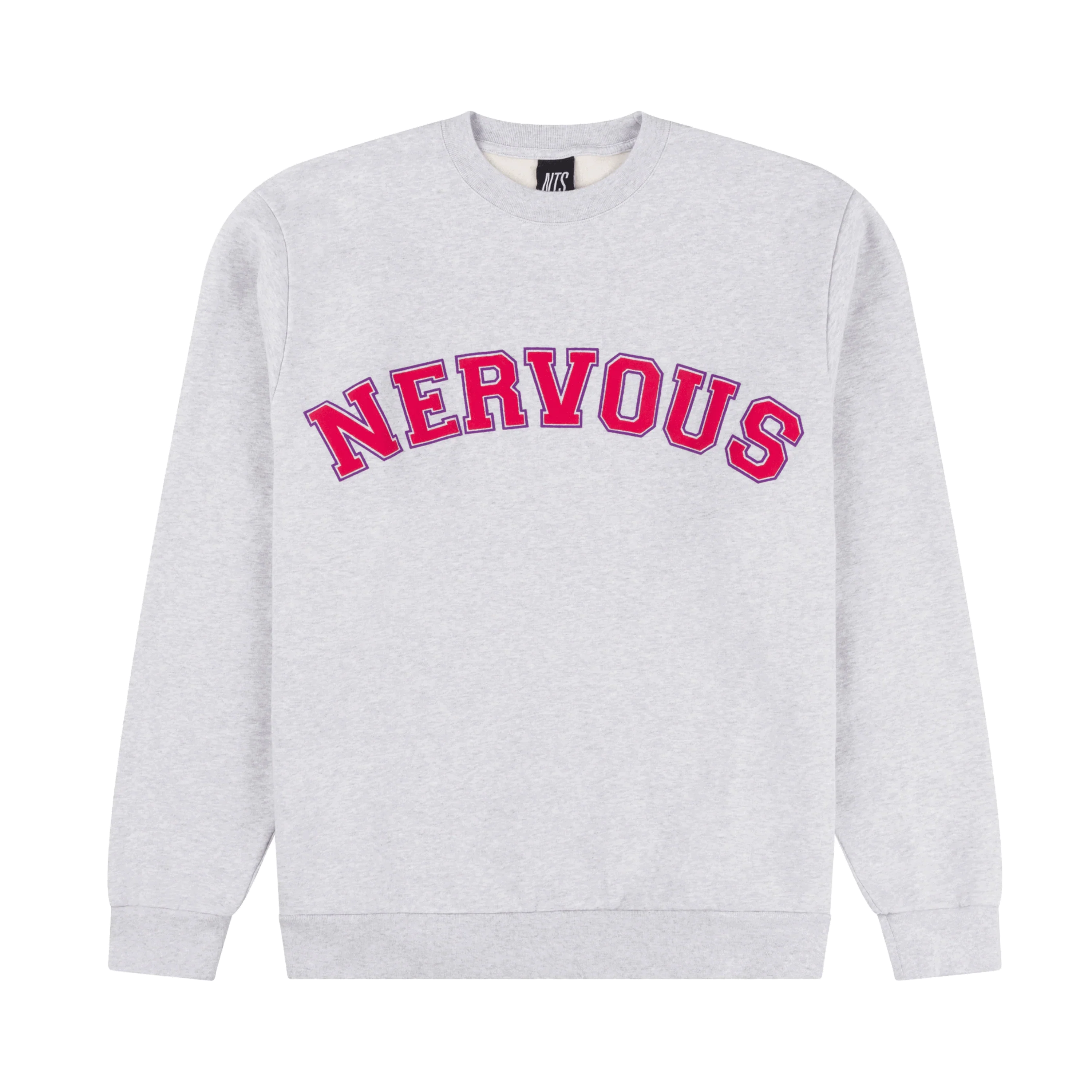 Nervous x NTS Crewneck Sweatshirt - Heather Grey