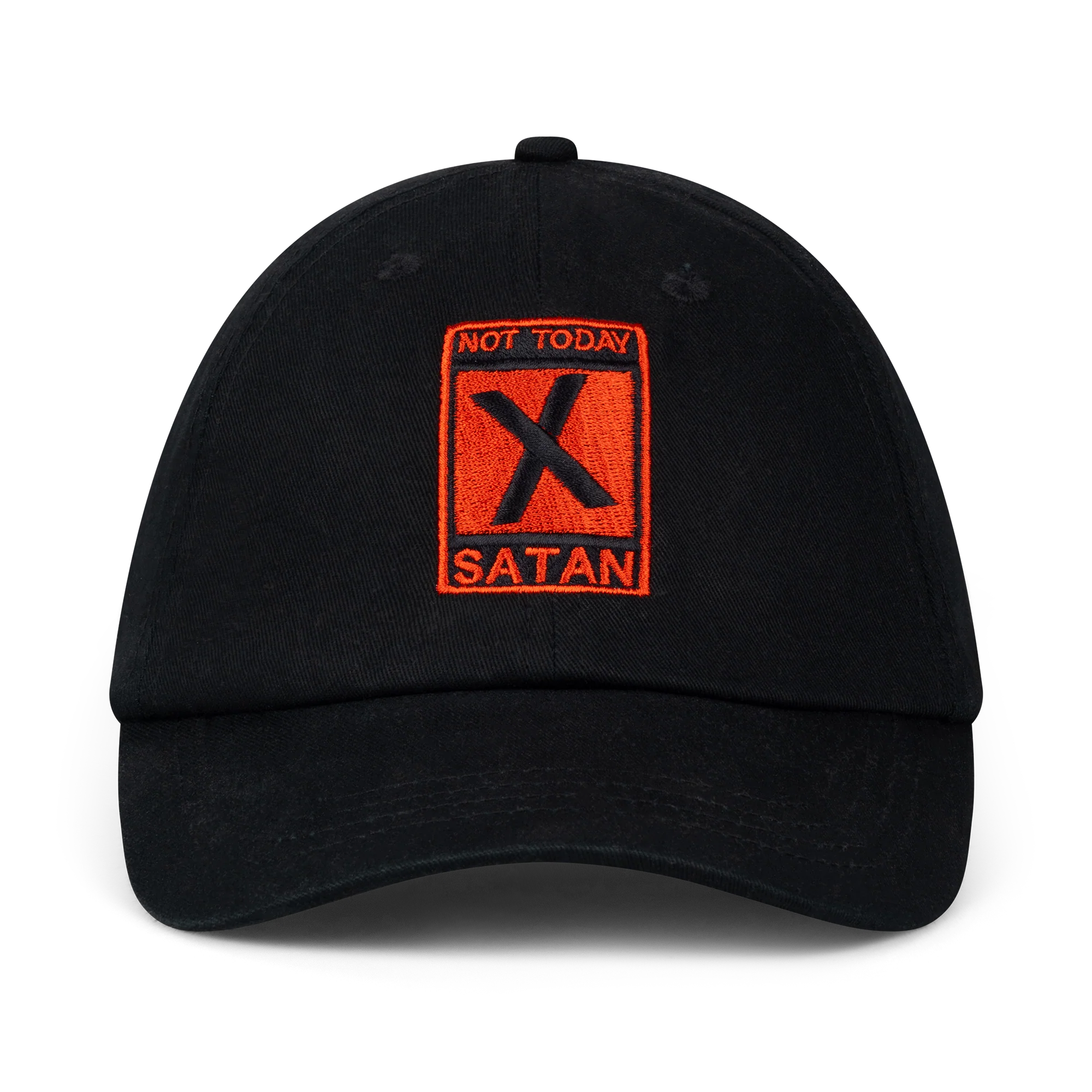 Not Today Satan Cap - Black