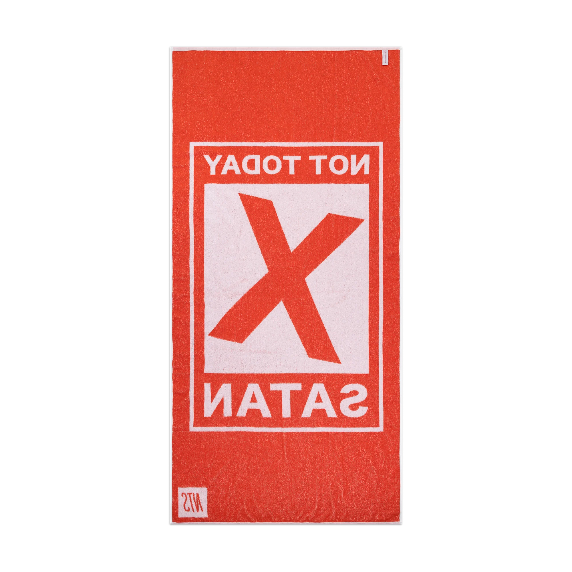 Not Today Satan Towel - Image 4