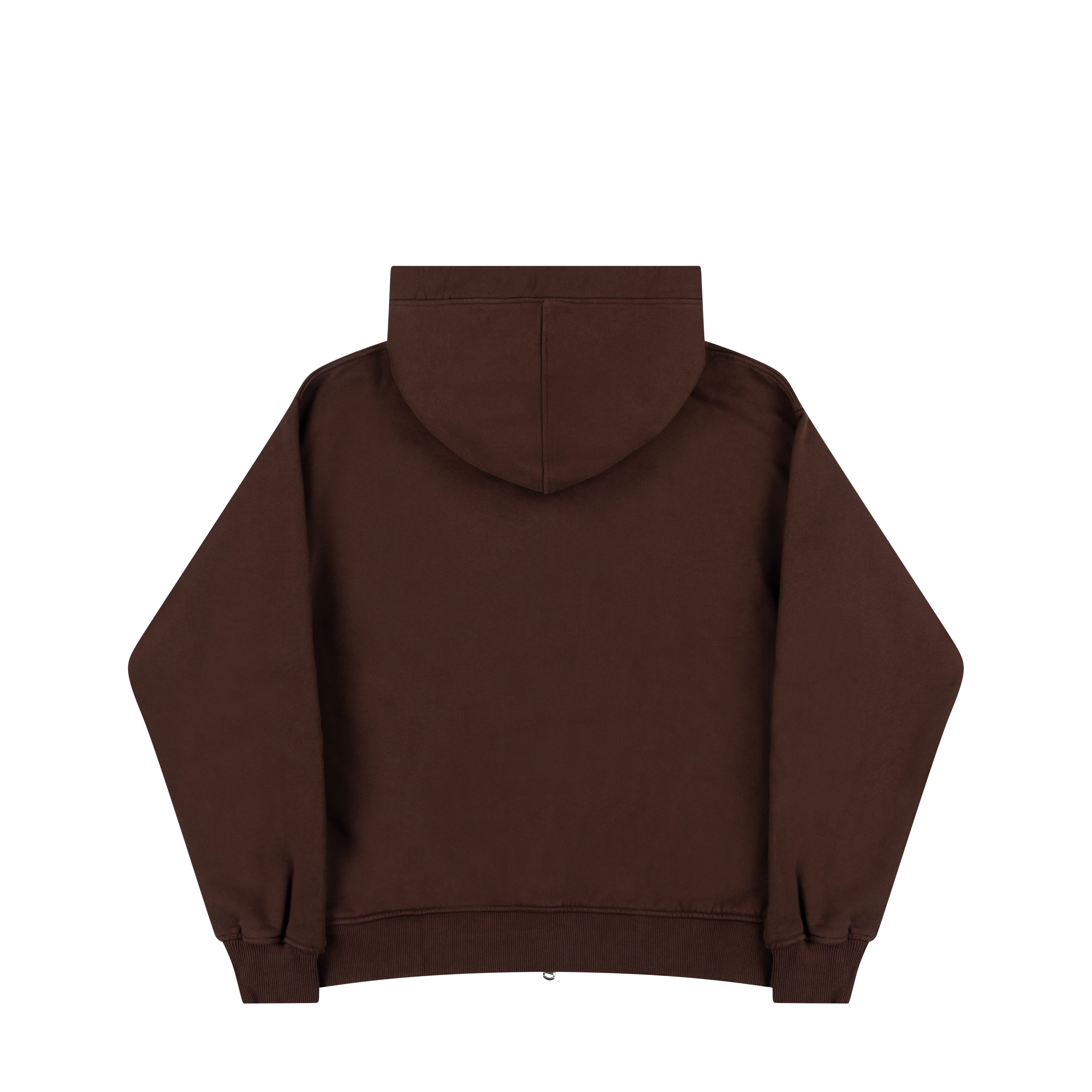 NTS Heavyweight Zipped Hoodie - Brown - Image 4