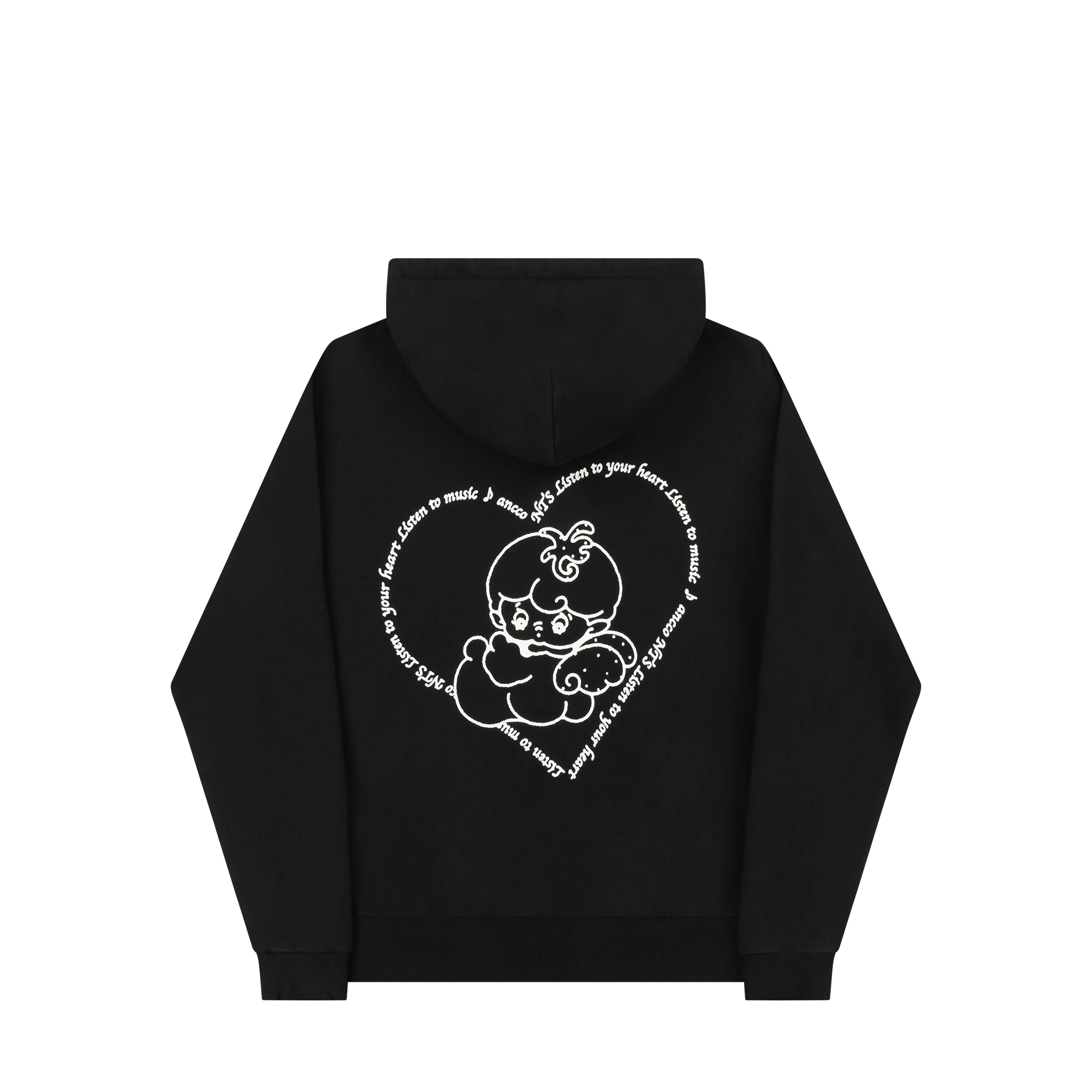 NTS x ancco Hoodie - Black
