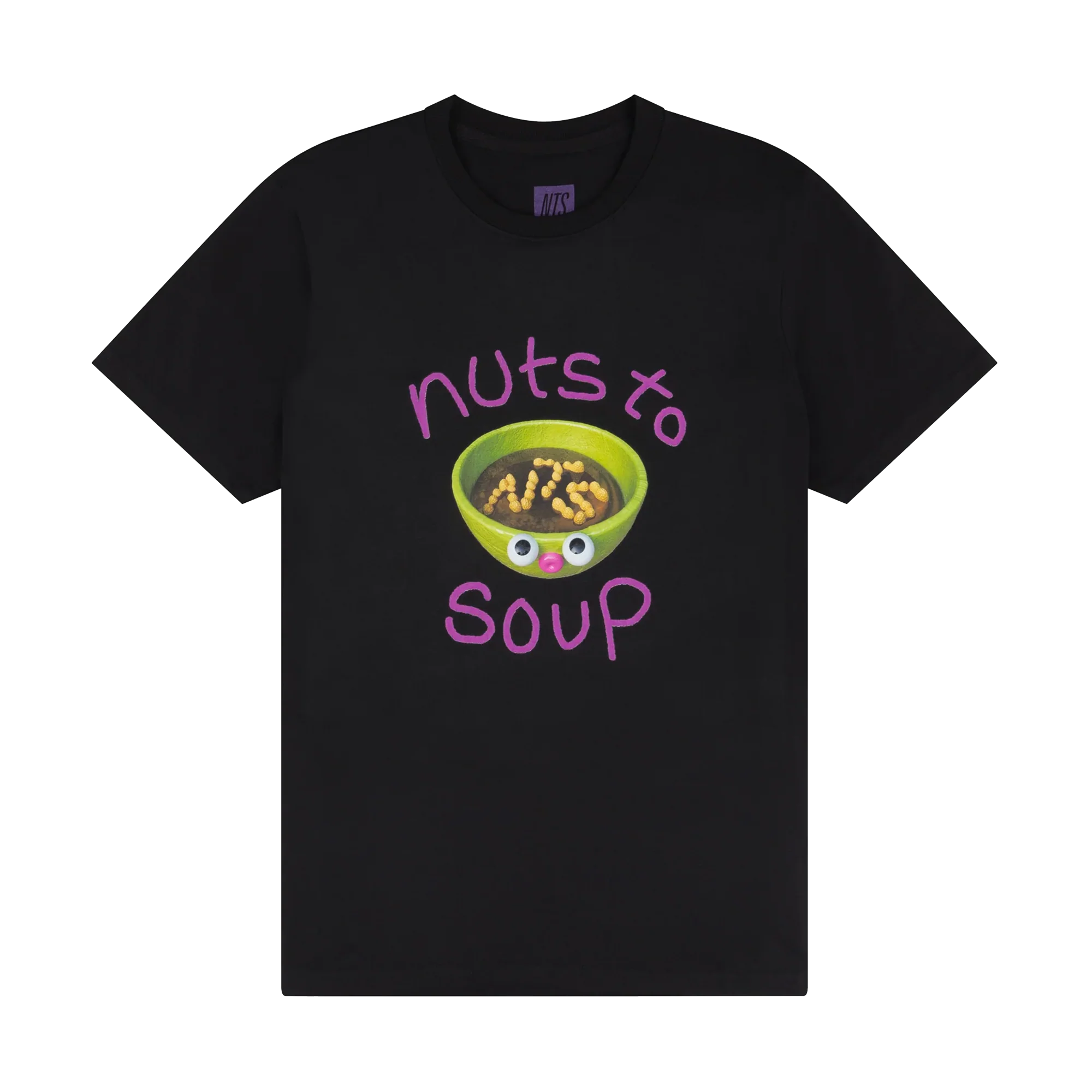 Nuts To Soup Black Tee