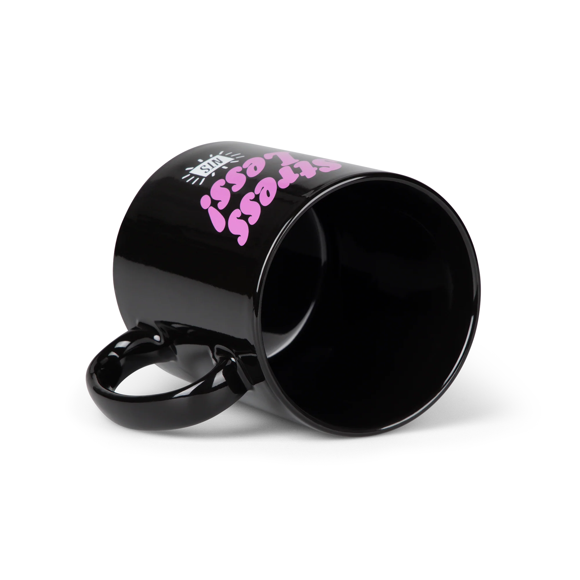 Stress Less with Moxie Mug - Black - Image 3